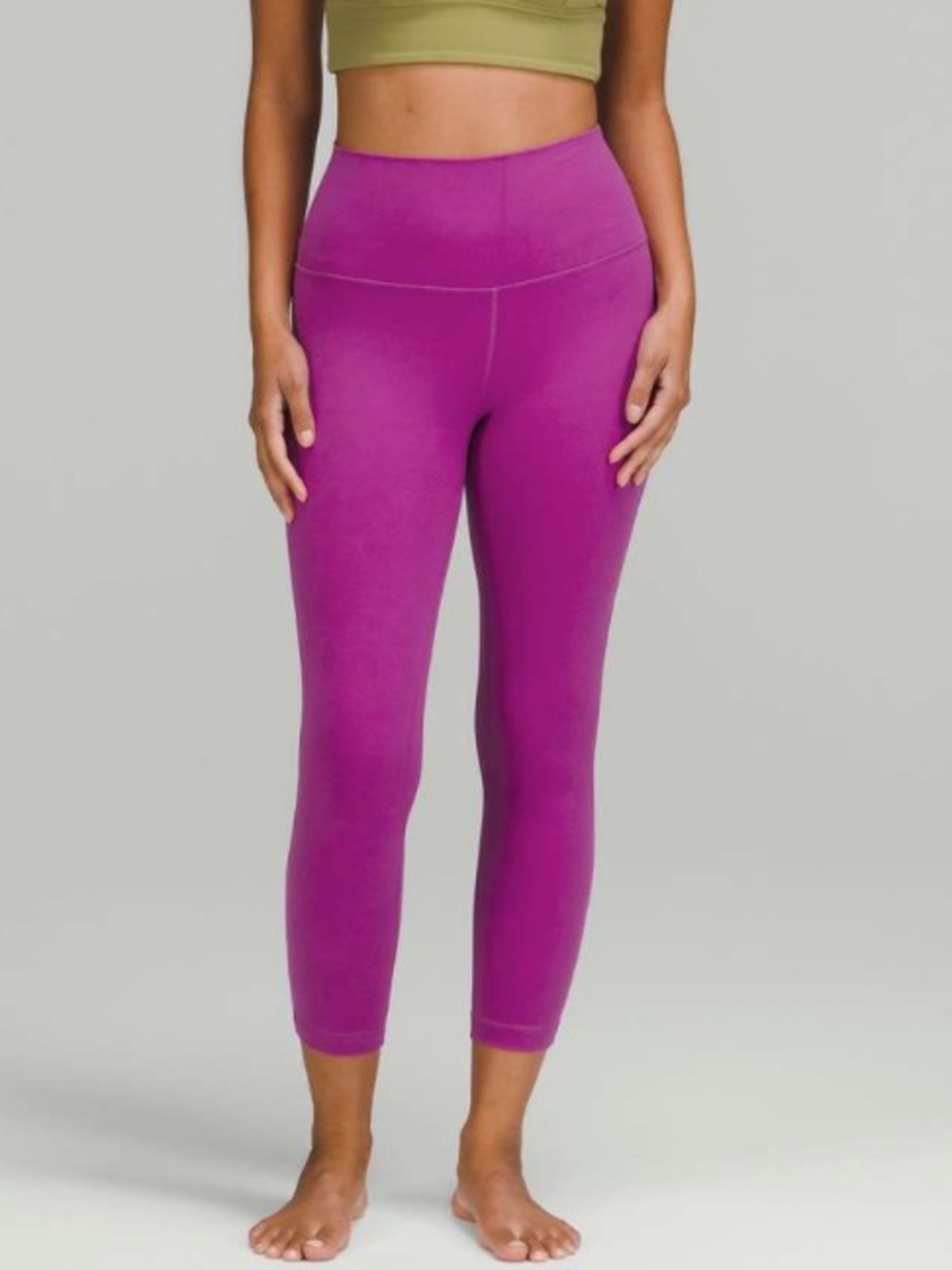 Lululemon Align High Rise 23" Crop Double Lined Leggings Size 4